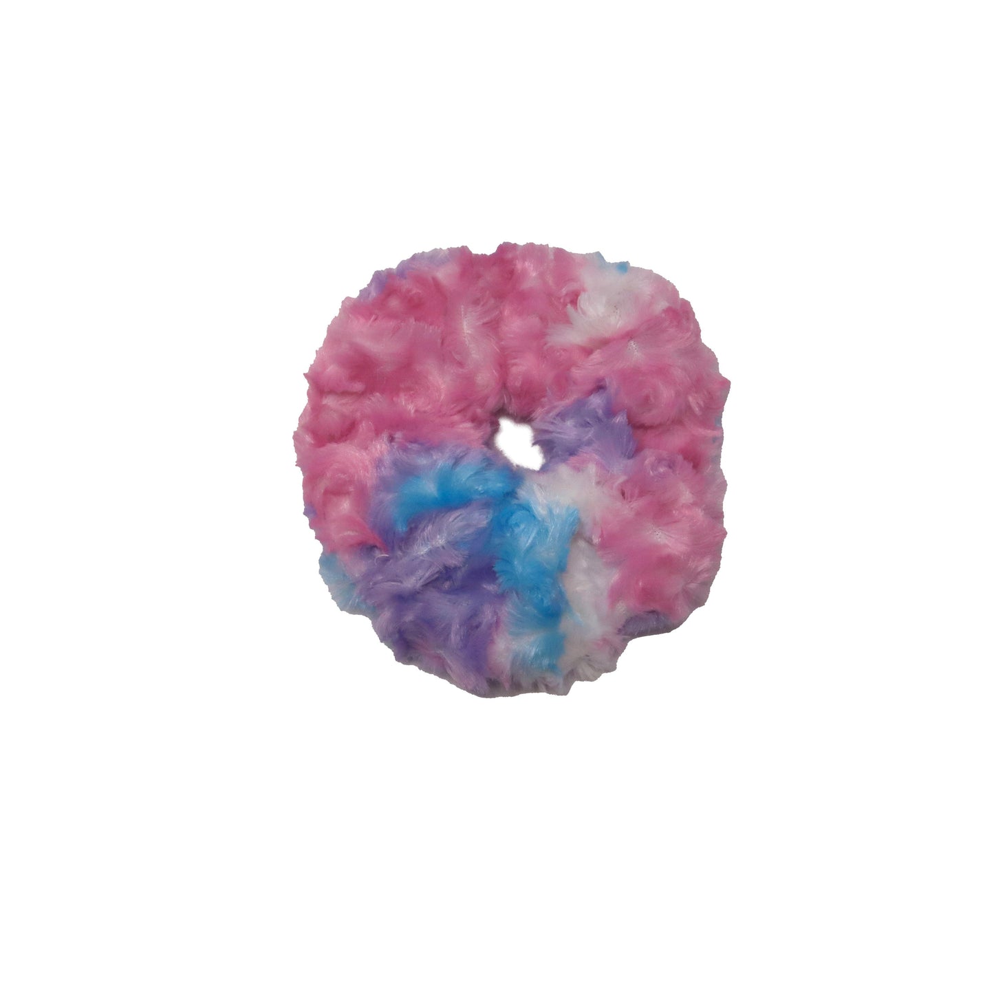 Cotton Candy Jumbo Minkie Scrunchie