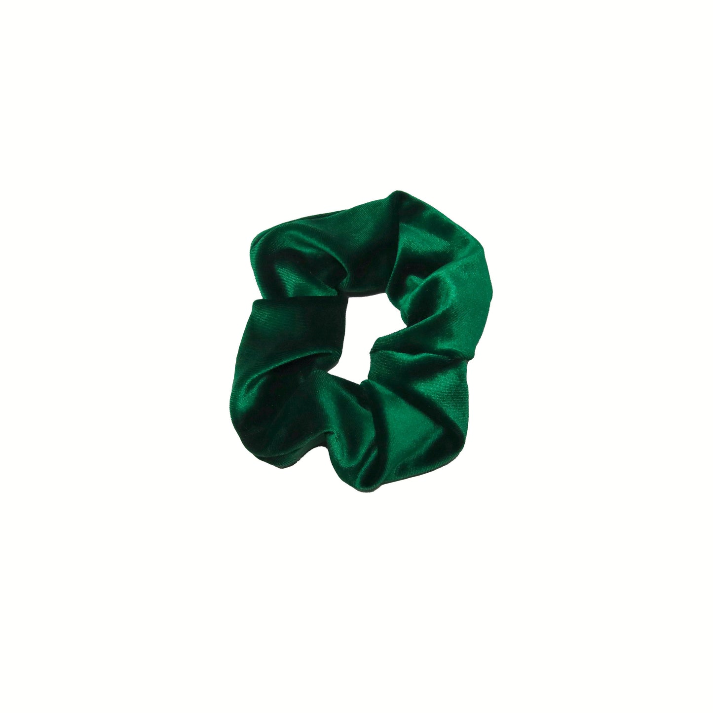 Kelly Green Large Velvet Scrunchie