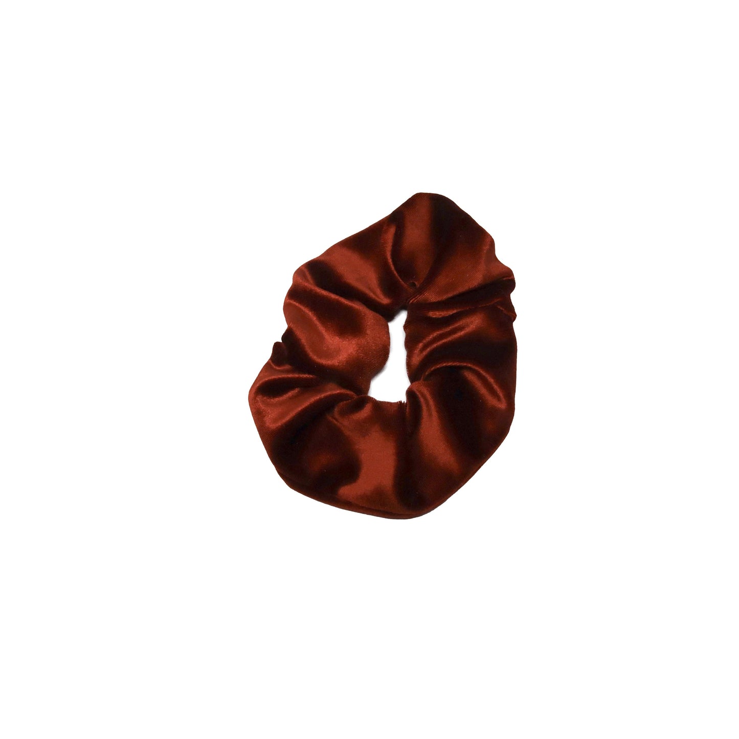 Rust Large Velvet Scrunchie