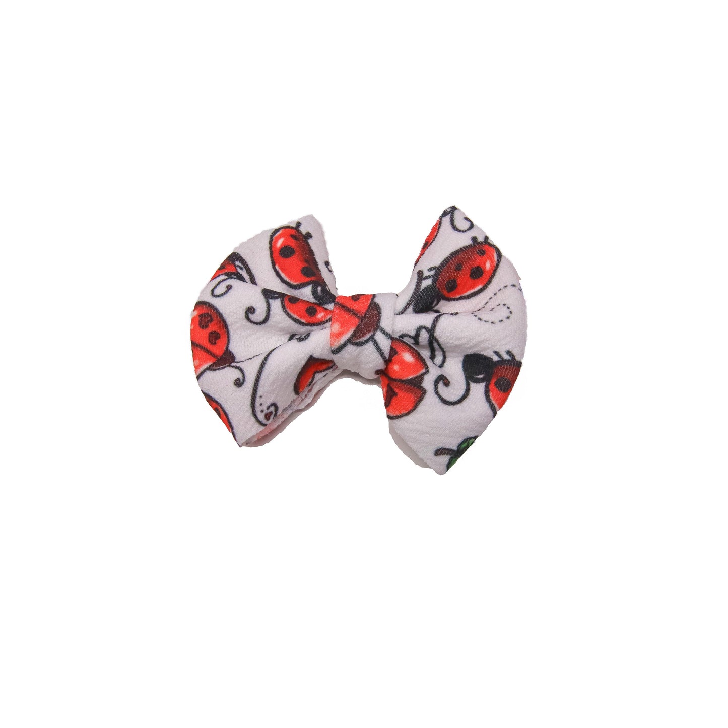 Lovebugs Fabric Bow 3"
