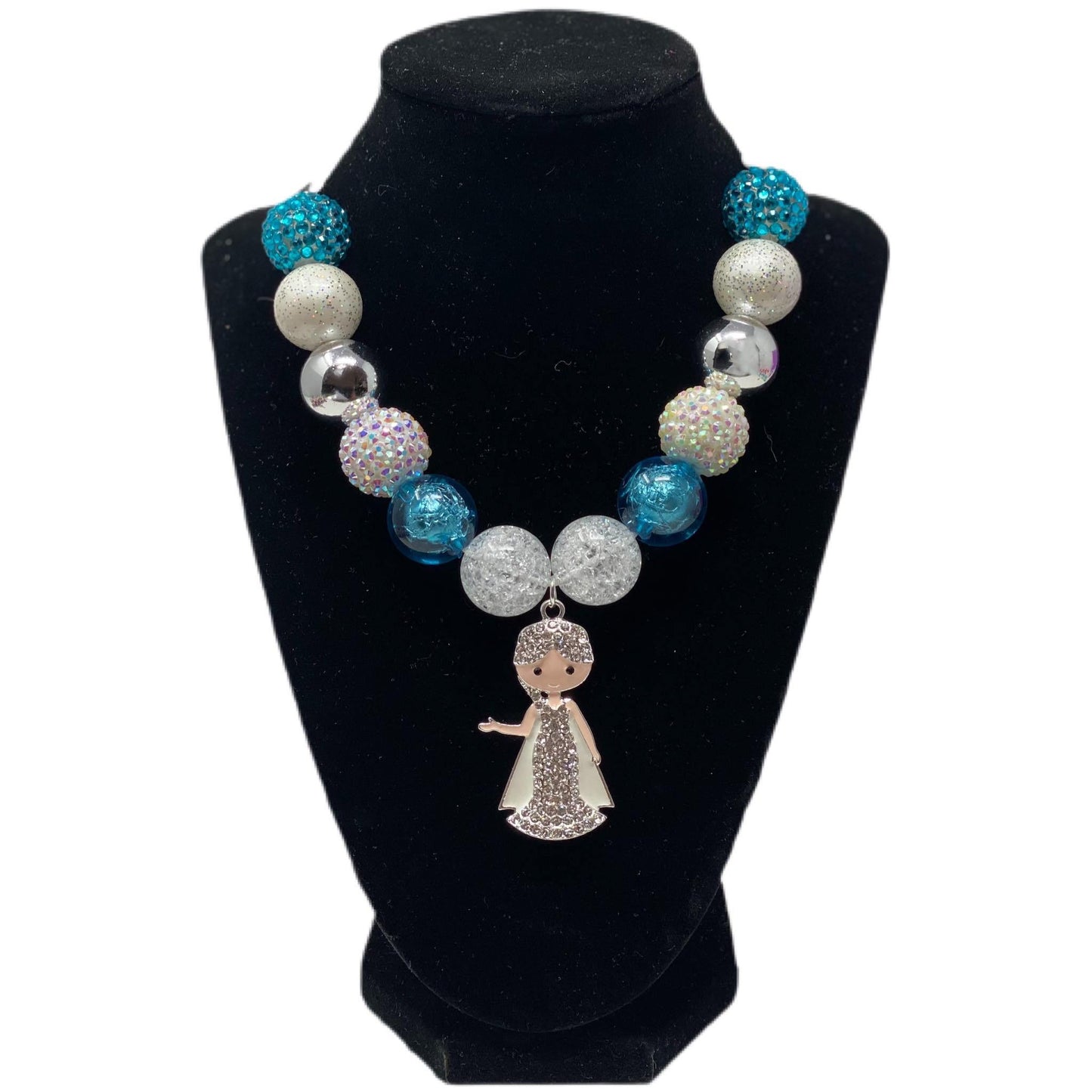 Princess Bubblegum Necklace with Ice Queen Pendant