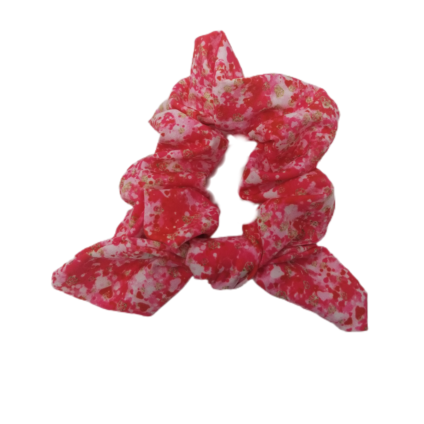 Medium V-Day Splatter Valentine's Scrunchie