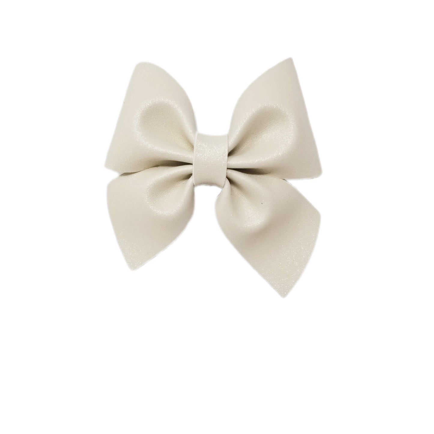 White Ladylike Bow 3.75"