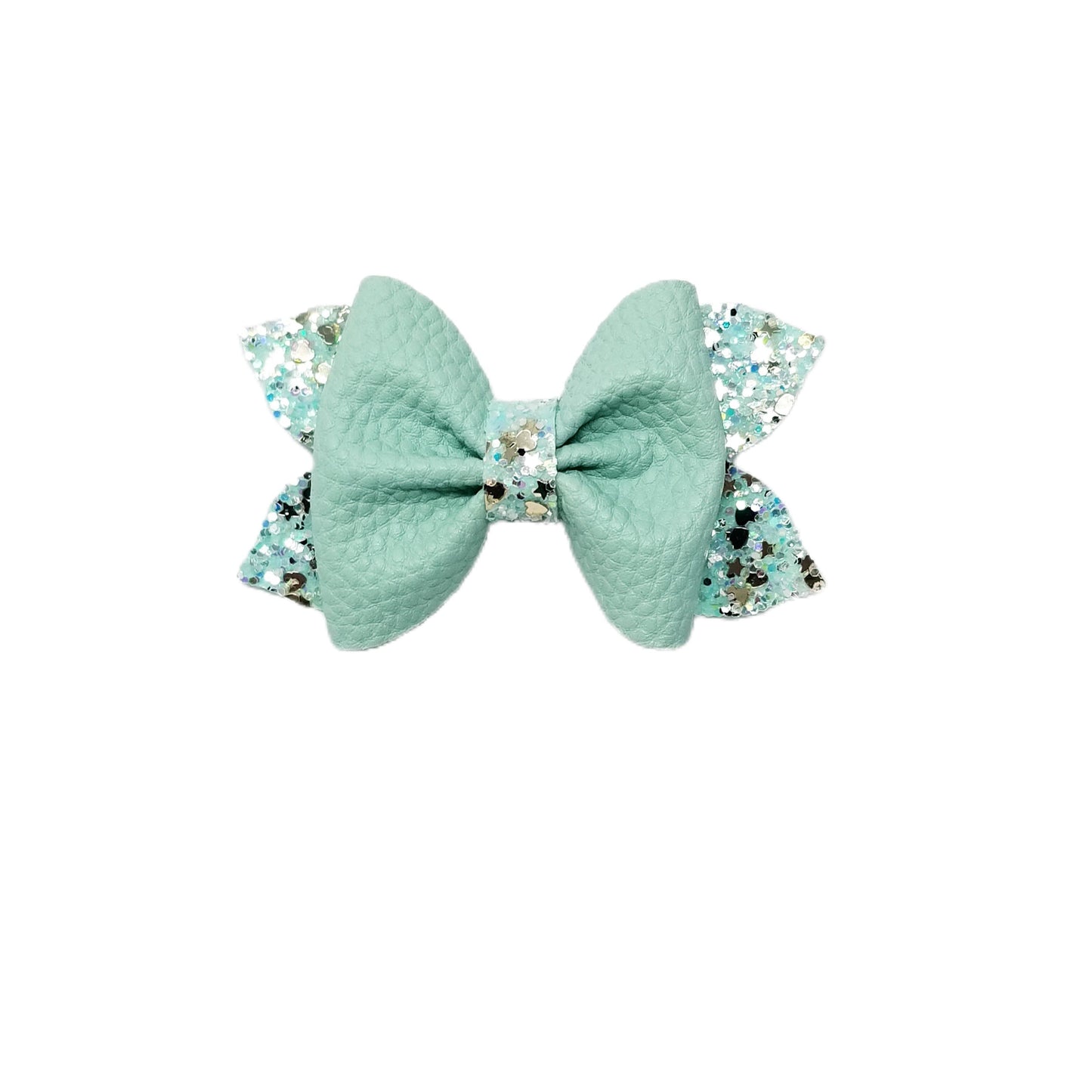 3 inch Mint Pixie Pinch Bow