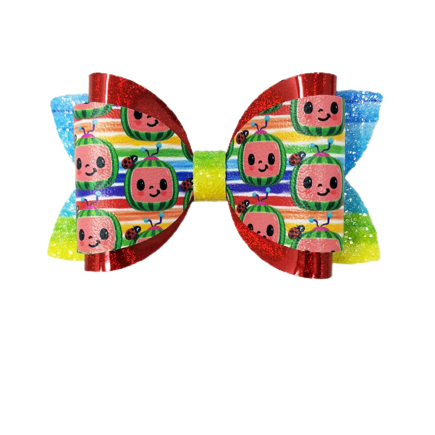 4 inch Cuckoo Melon Dressed-up Diva Bow