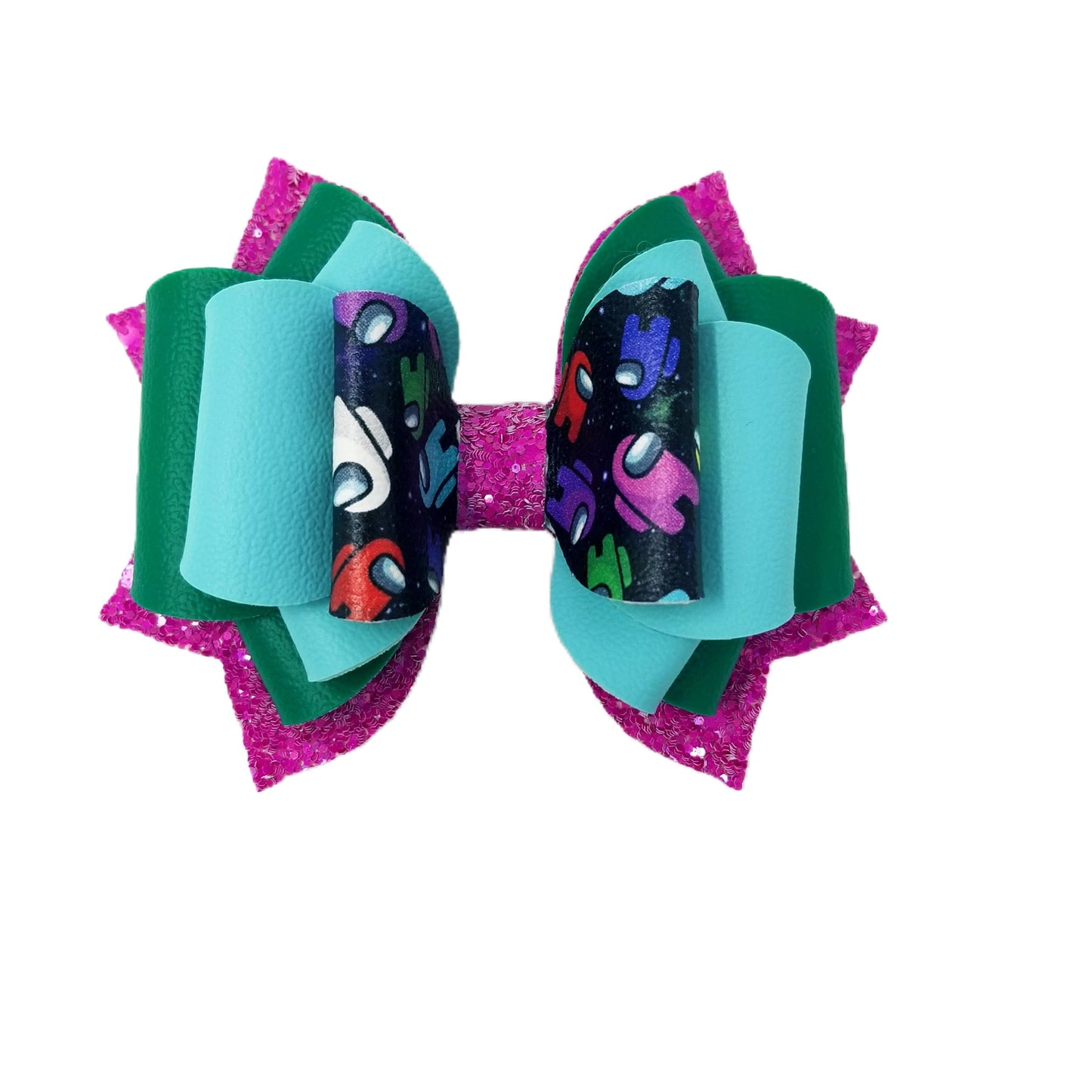 4 inch Space Crew Double Franchi Elegant Bow