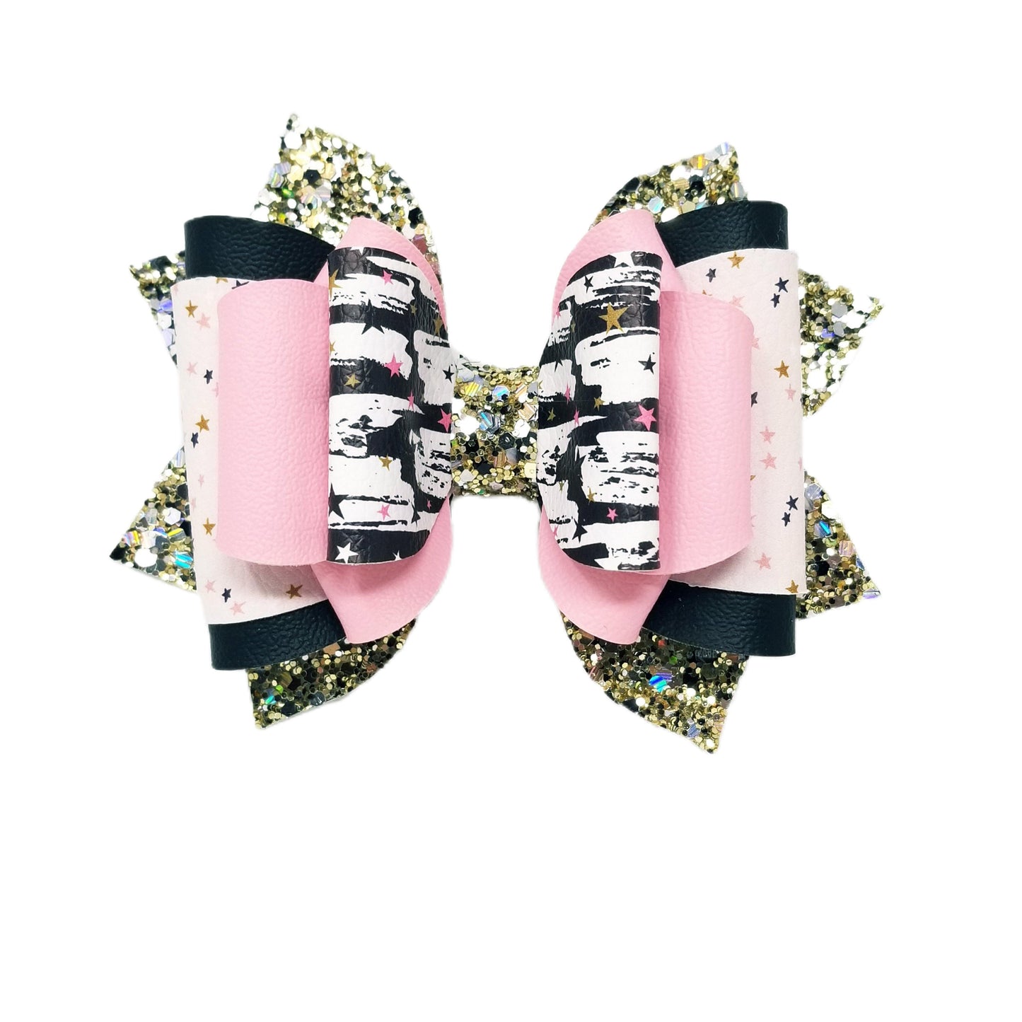 Starry Brushstrokes Dressed-up Franchi Elegant Bow 5"