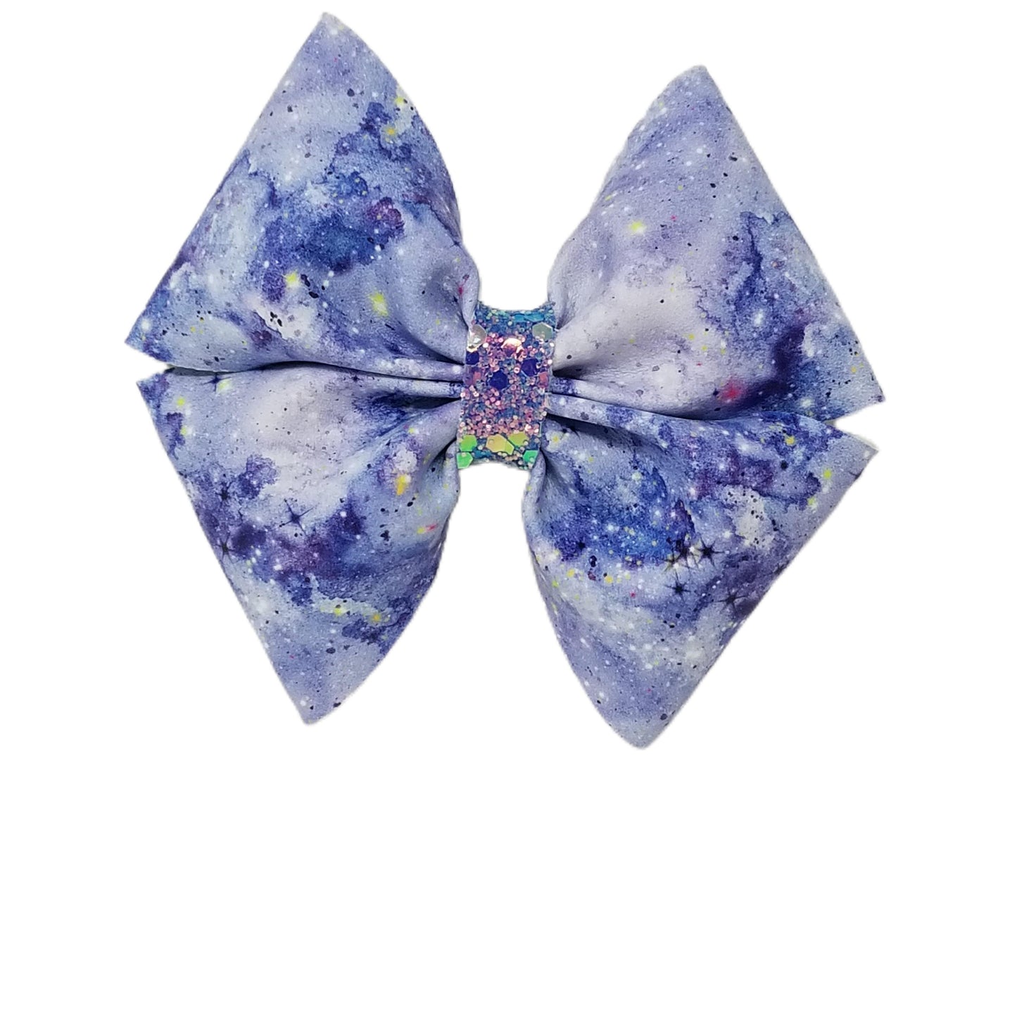 Galaxy Fluffy Petal Pinch Bow 4"