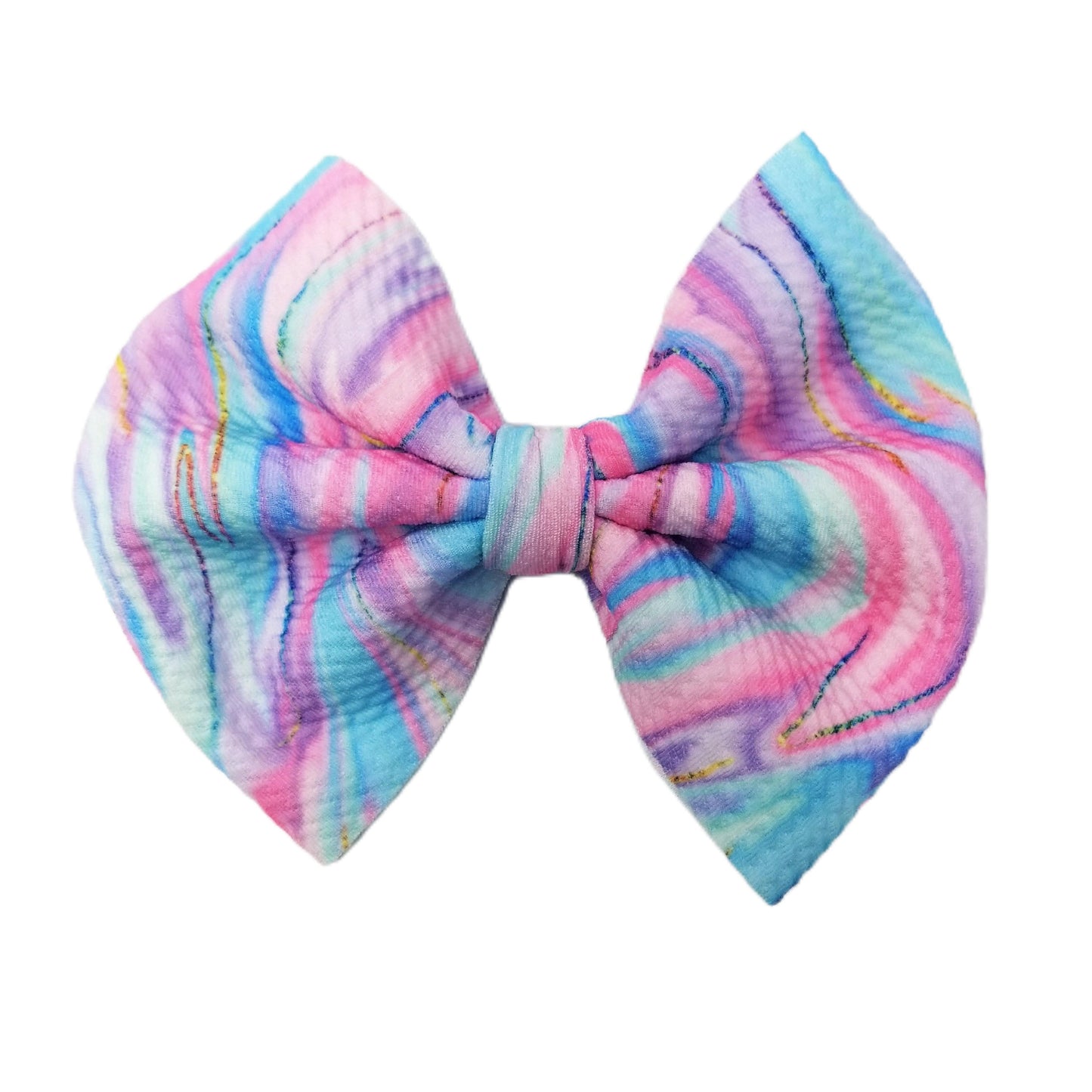 Bath Bomb Fabric Bow 5"