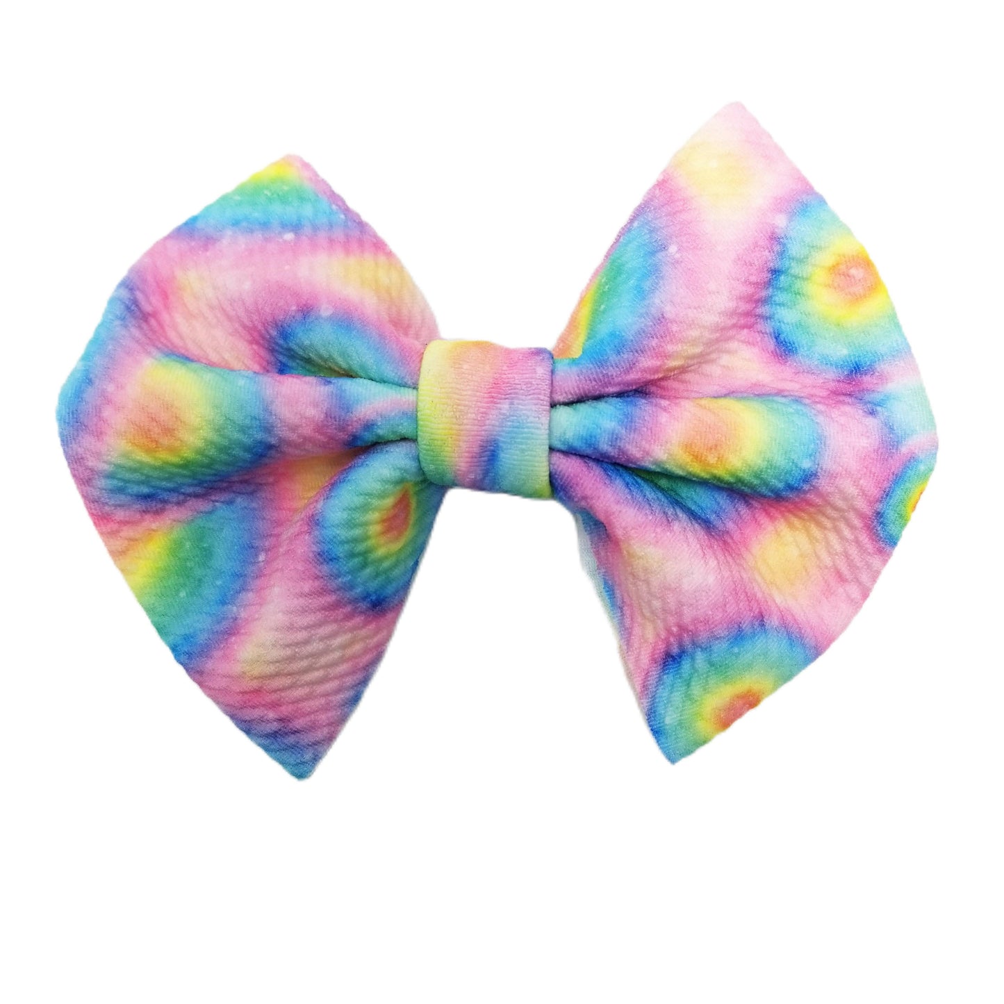 5 inch Tie Dye Fabric Bow