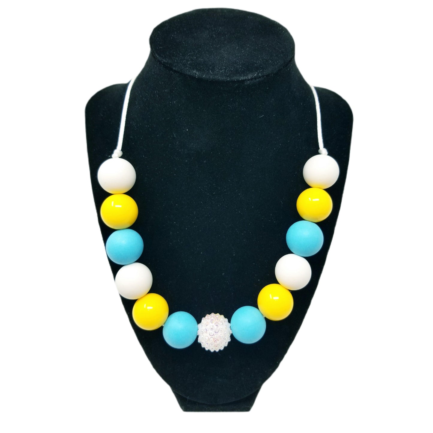 Dancing Daisies Spring Bubblegum Necklace
