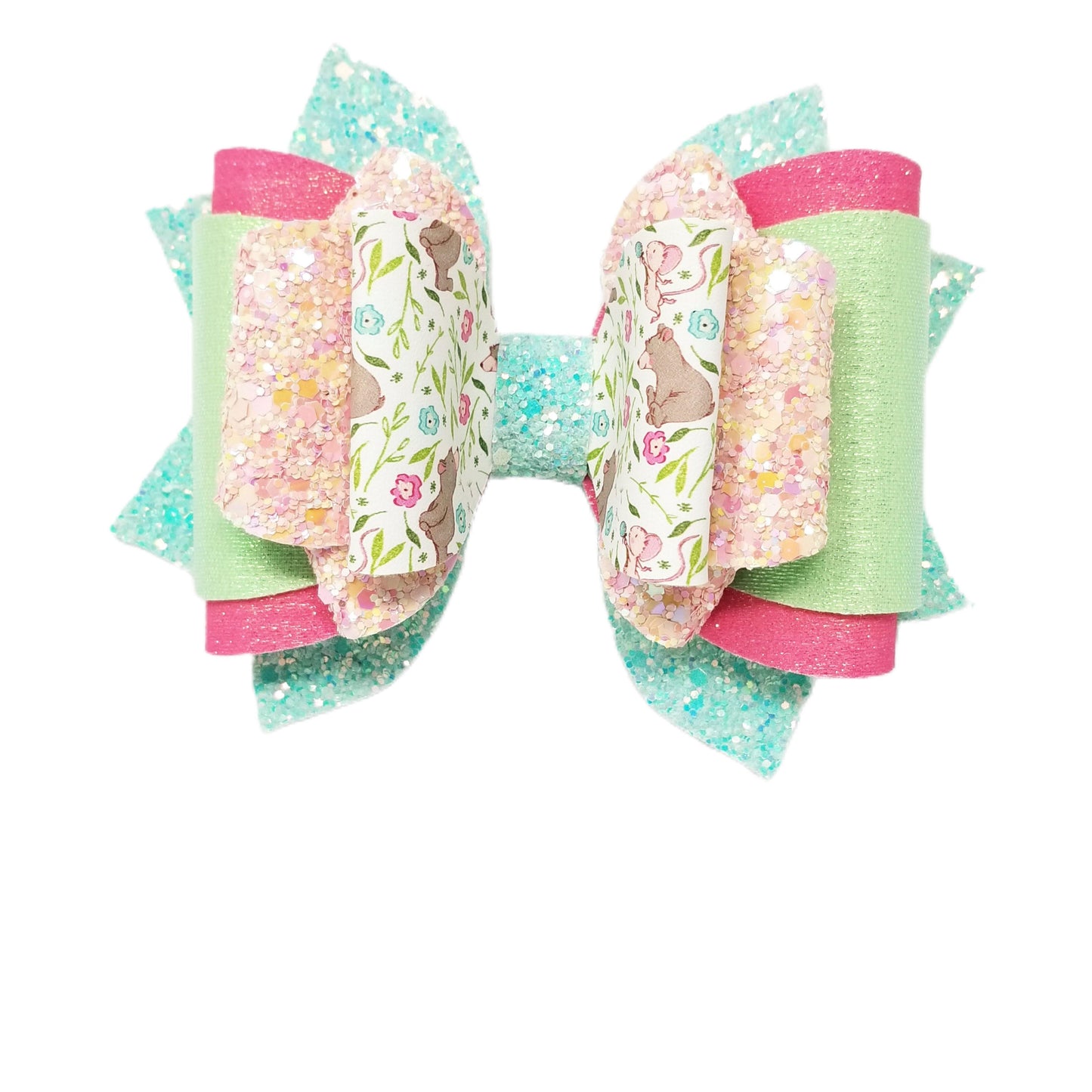 Bear Necessities Dressed-up Franchi Elegant Bow 5"