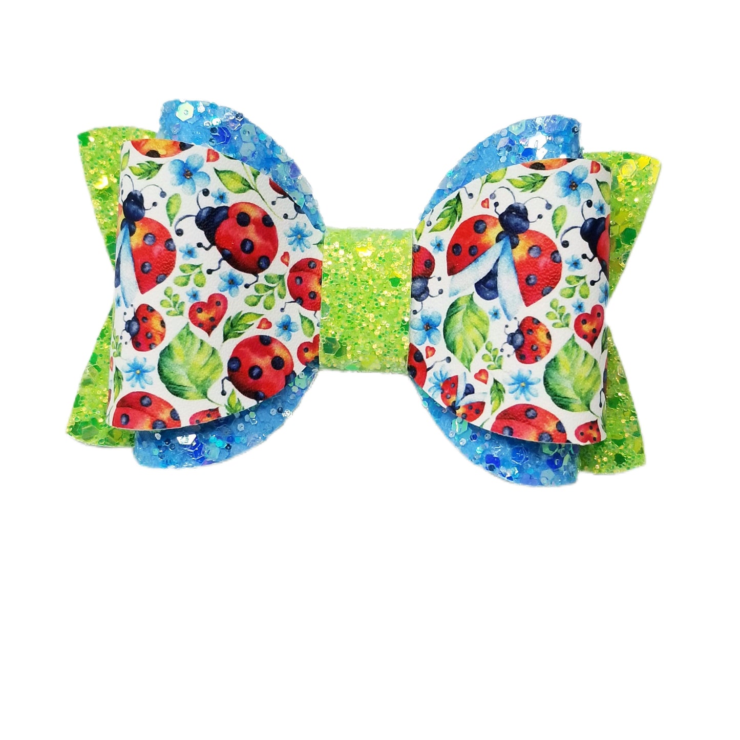 3.5 inch Ladybugs Dressed-up Chloe Bow