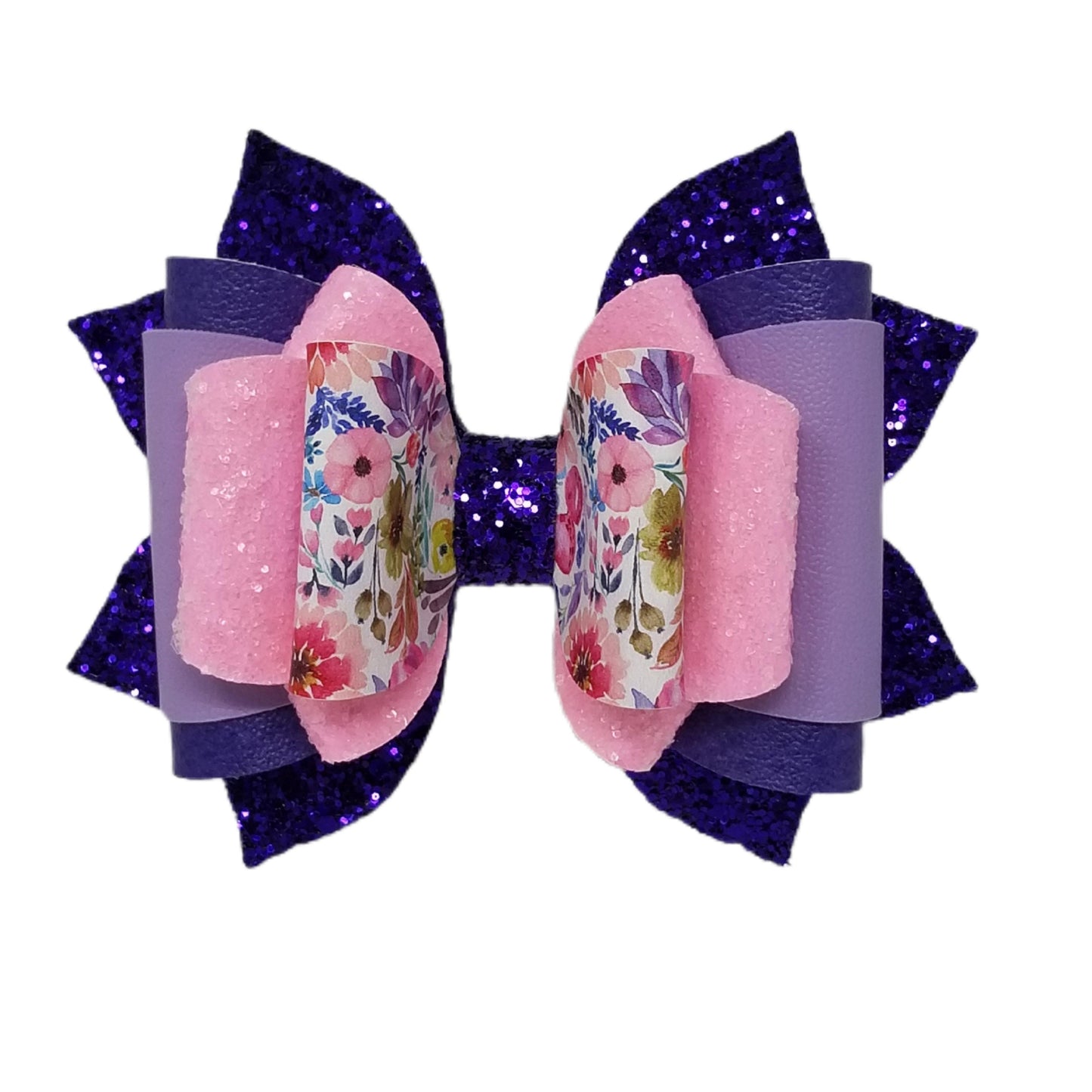 Easter Floral Dressed-up Franchi Elegant Bow 5"