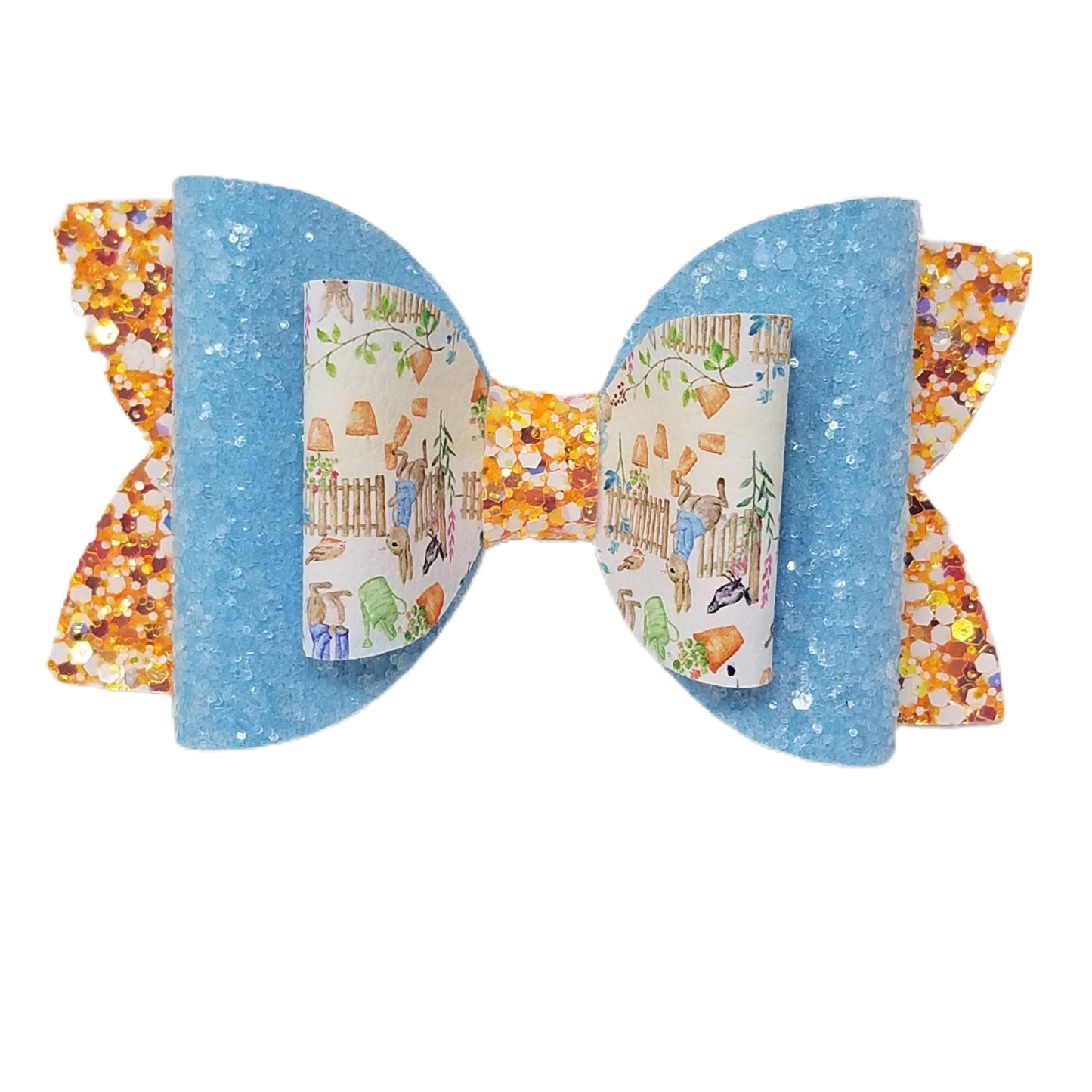 Peter Rabbit Double Diva Bow 5"