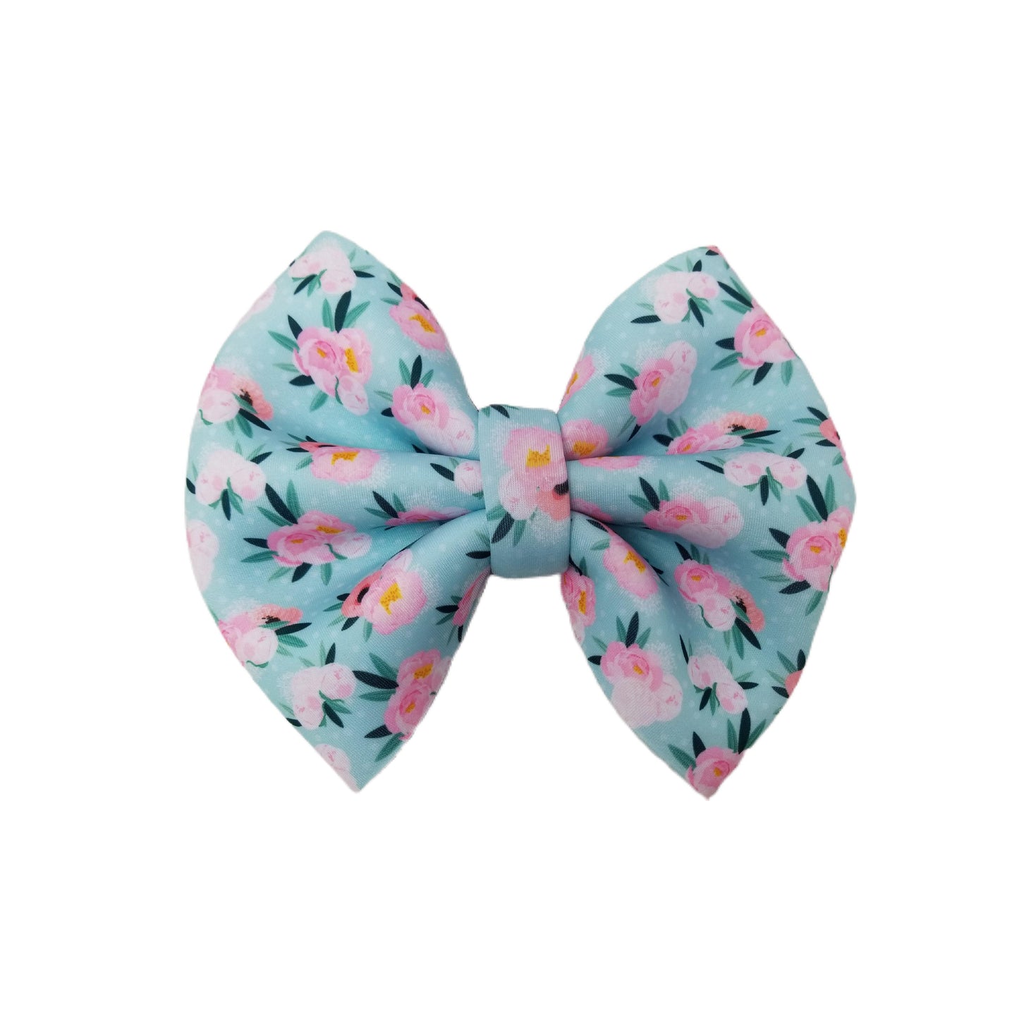 Vintage Blossoms Puffy Bow 7"