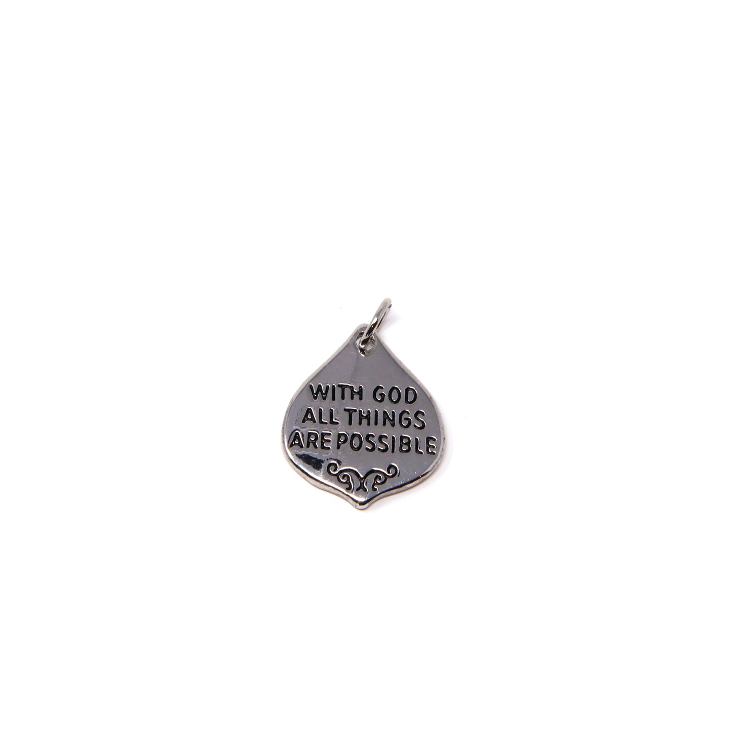 With God All Things Are Possible Charm