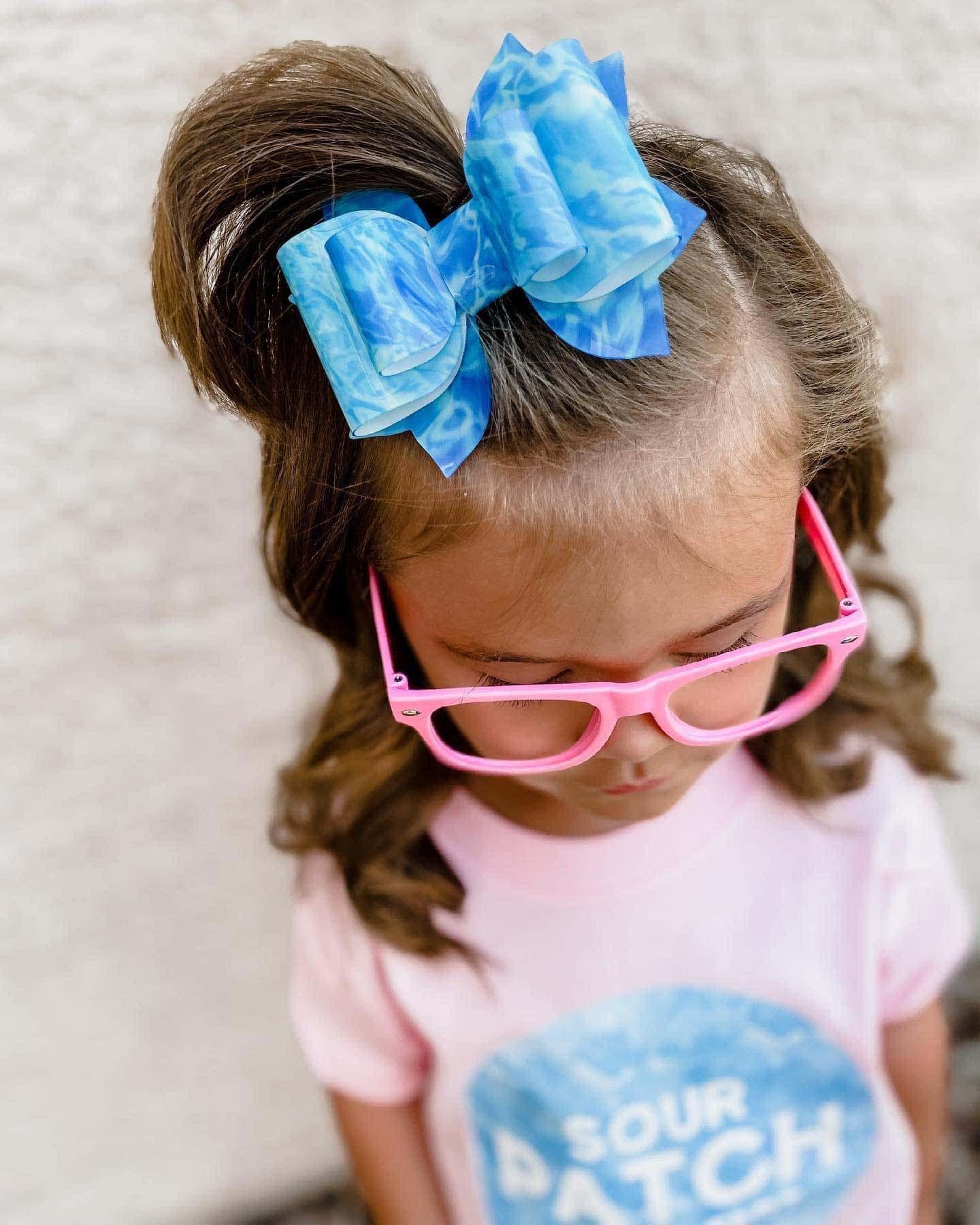 In The Pool Double Elegant Bow 4"
