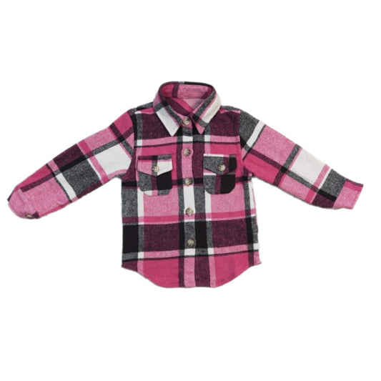 Hot Pink Button-down Shirt