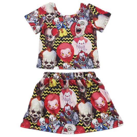 Bring in the Clowns Skirt Set