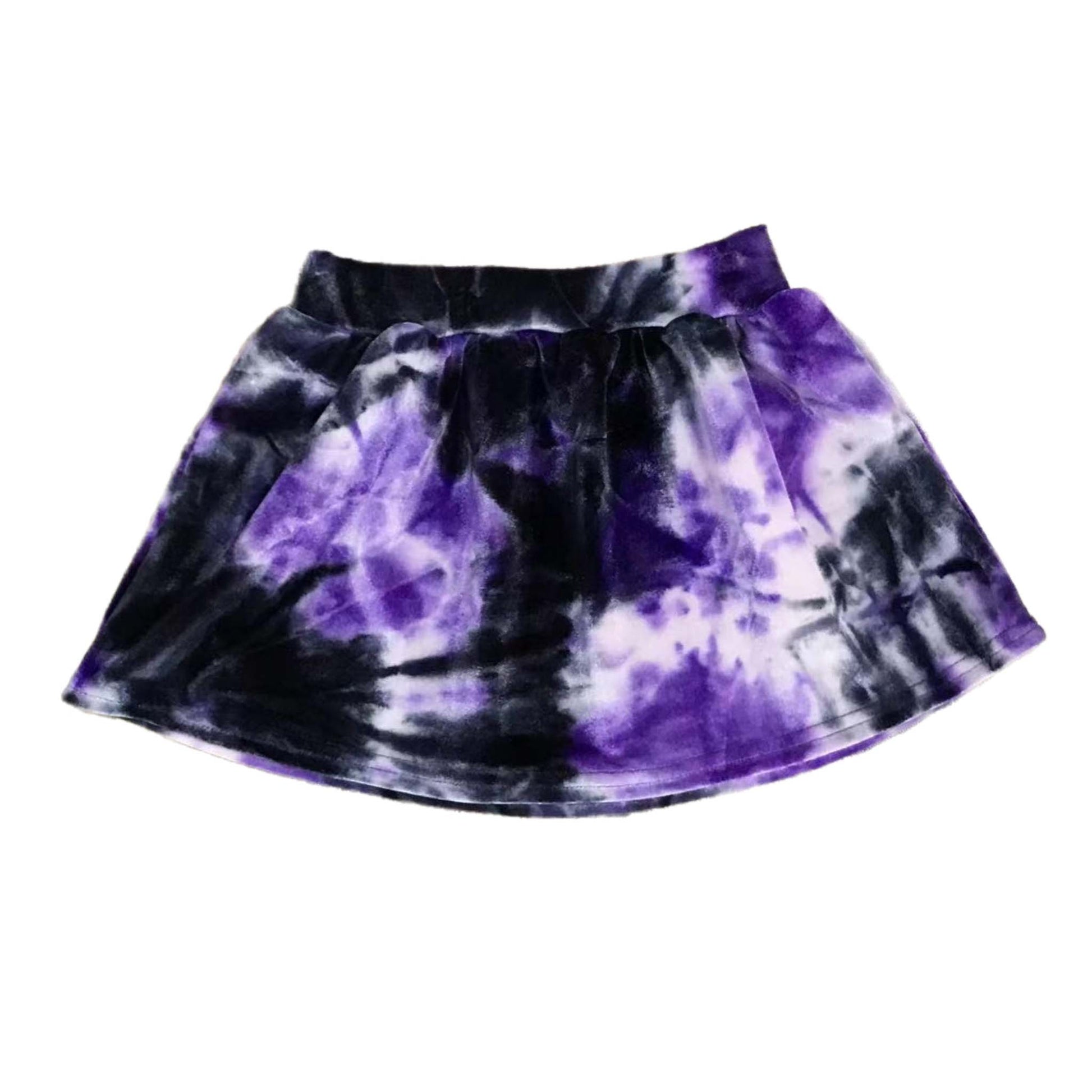 Purple Tie-dye Skirt