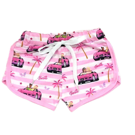 Pink Doll Car Shorts
