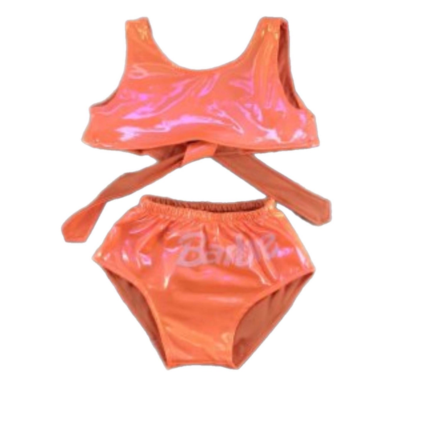 Pink Doll Shimmer Two-piece Swimsuit
