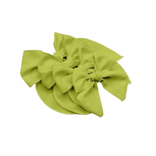 Avocado Fabric Bow