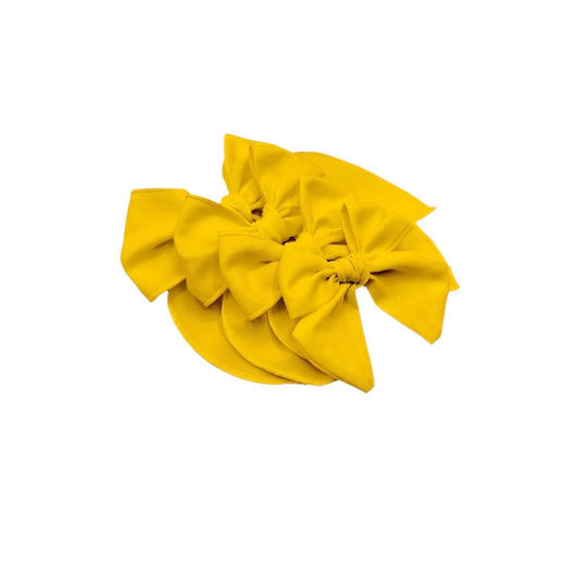Yellow Fabric Bow