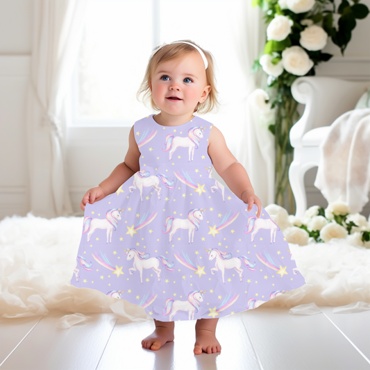 Purple Unicorn Dress