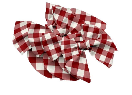 Red Gingham Bows
