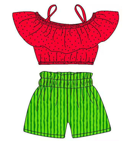Watermelon Shorts Set