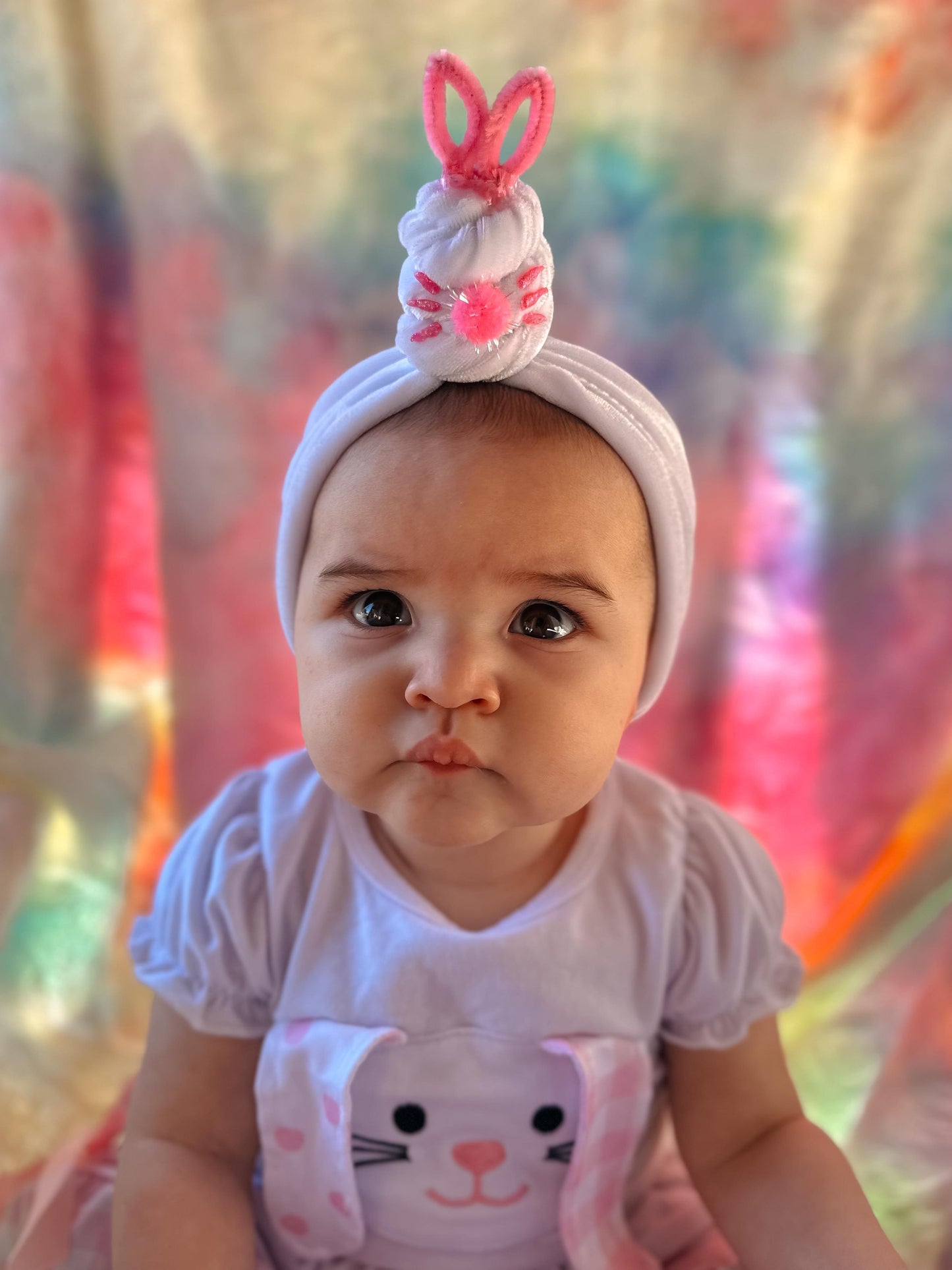 Easter Bunny Top Knot Headwrap