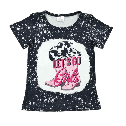 Let's Go Girls Boots & Hat Shirt