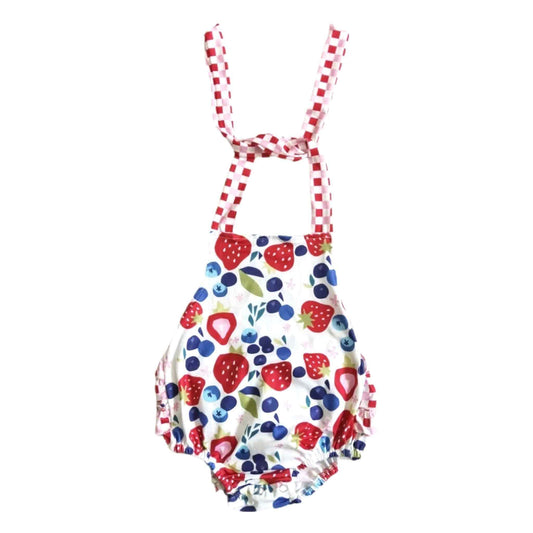 Mixed Berries Romper - Waterfall Wishes