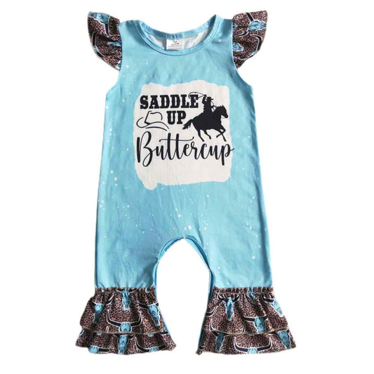 Saddle Up Buttercup Romper