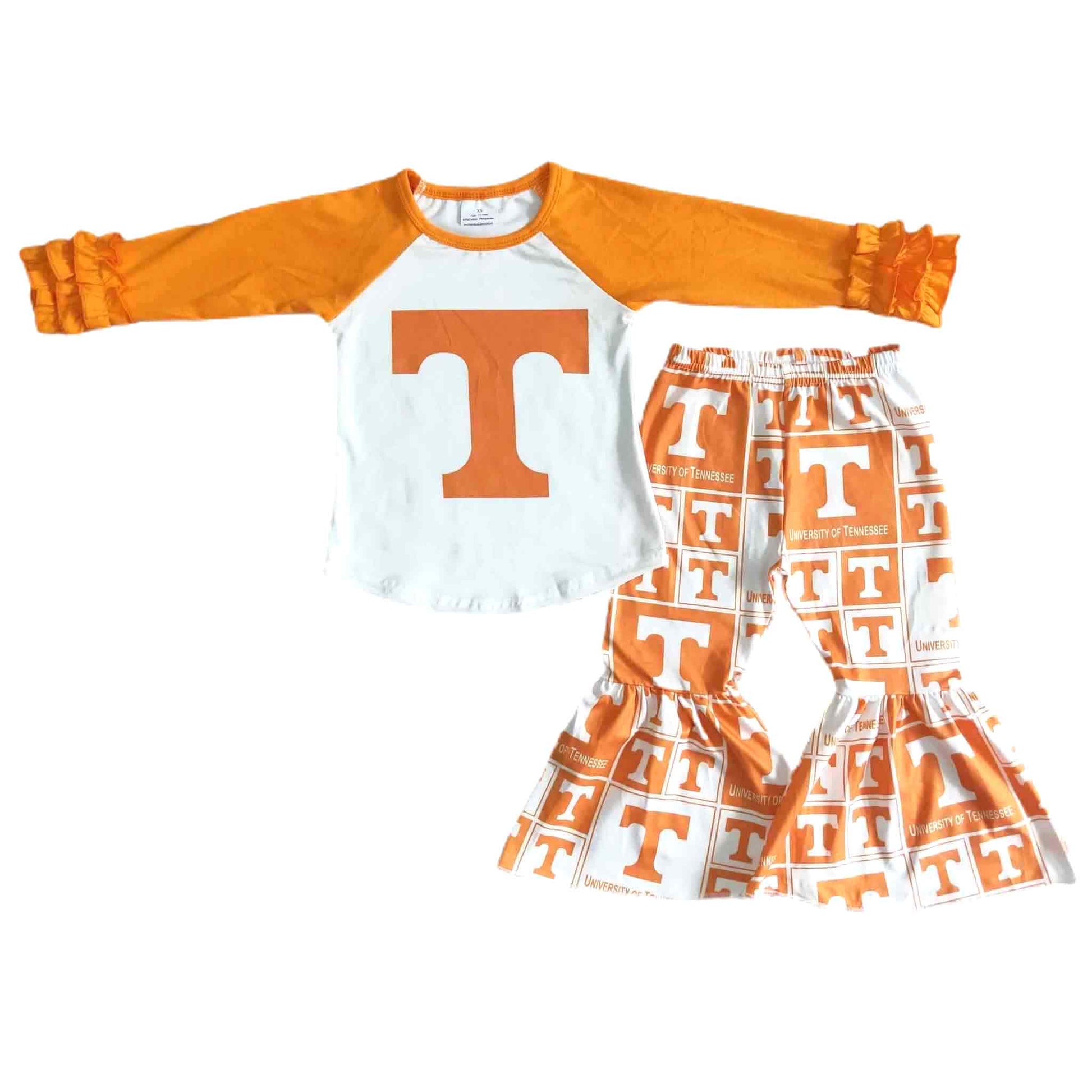 Tennessee Bell-bottom Pants Set