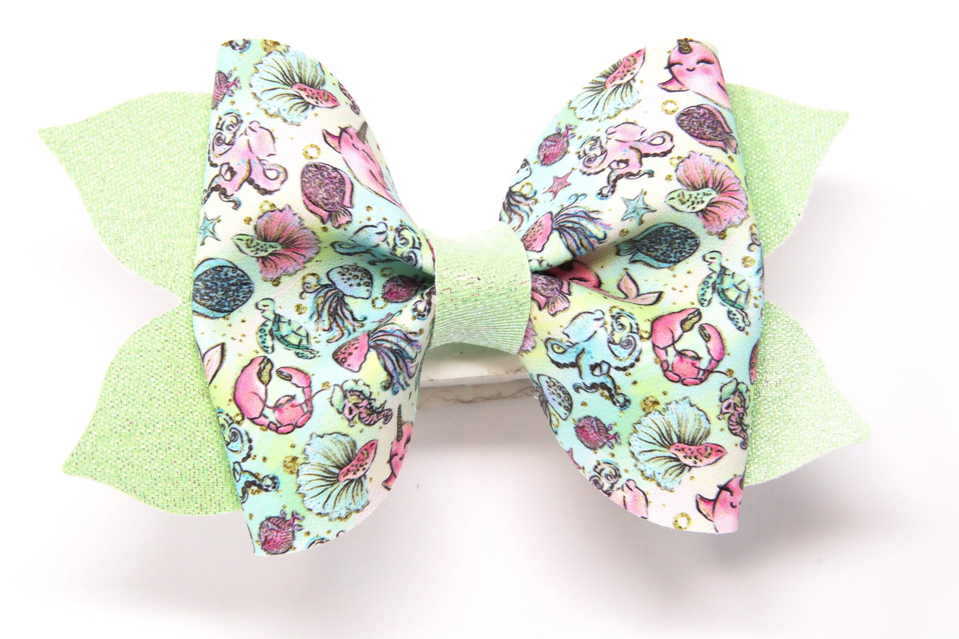 Sea Creatures Pixie Pinch Bow