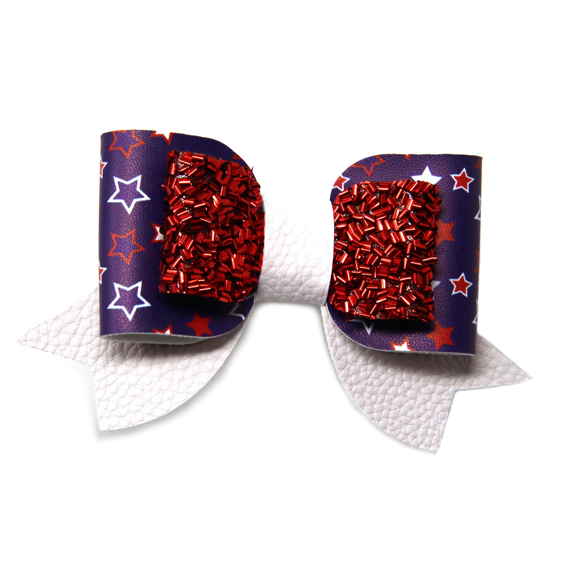 Field of Stars Double Maggie Bow 3.5"