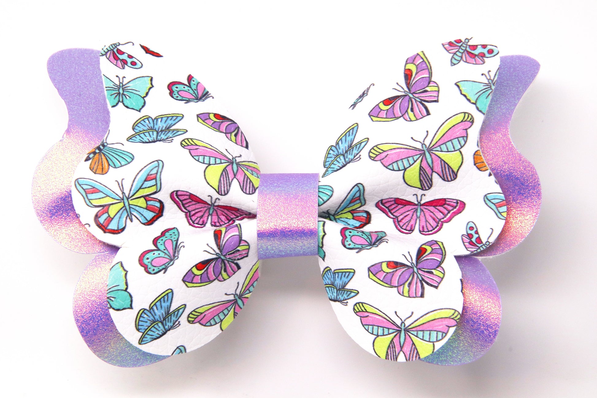 Multicolored Butterfly Bow