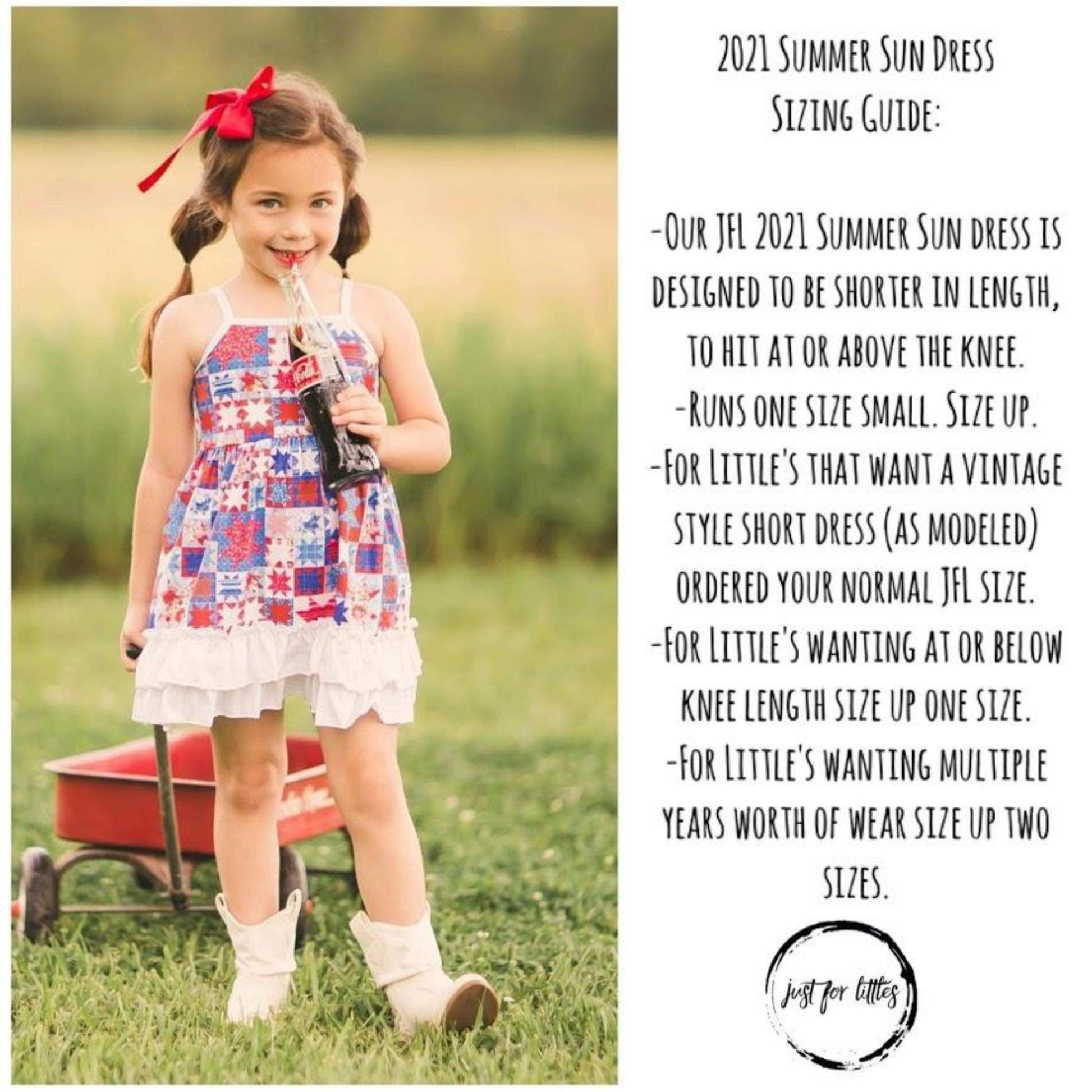 Anchor Sun Dress by Just For Littles with free matching bow - Waterfall Wishes