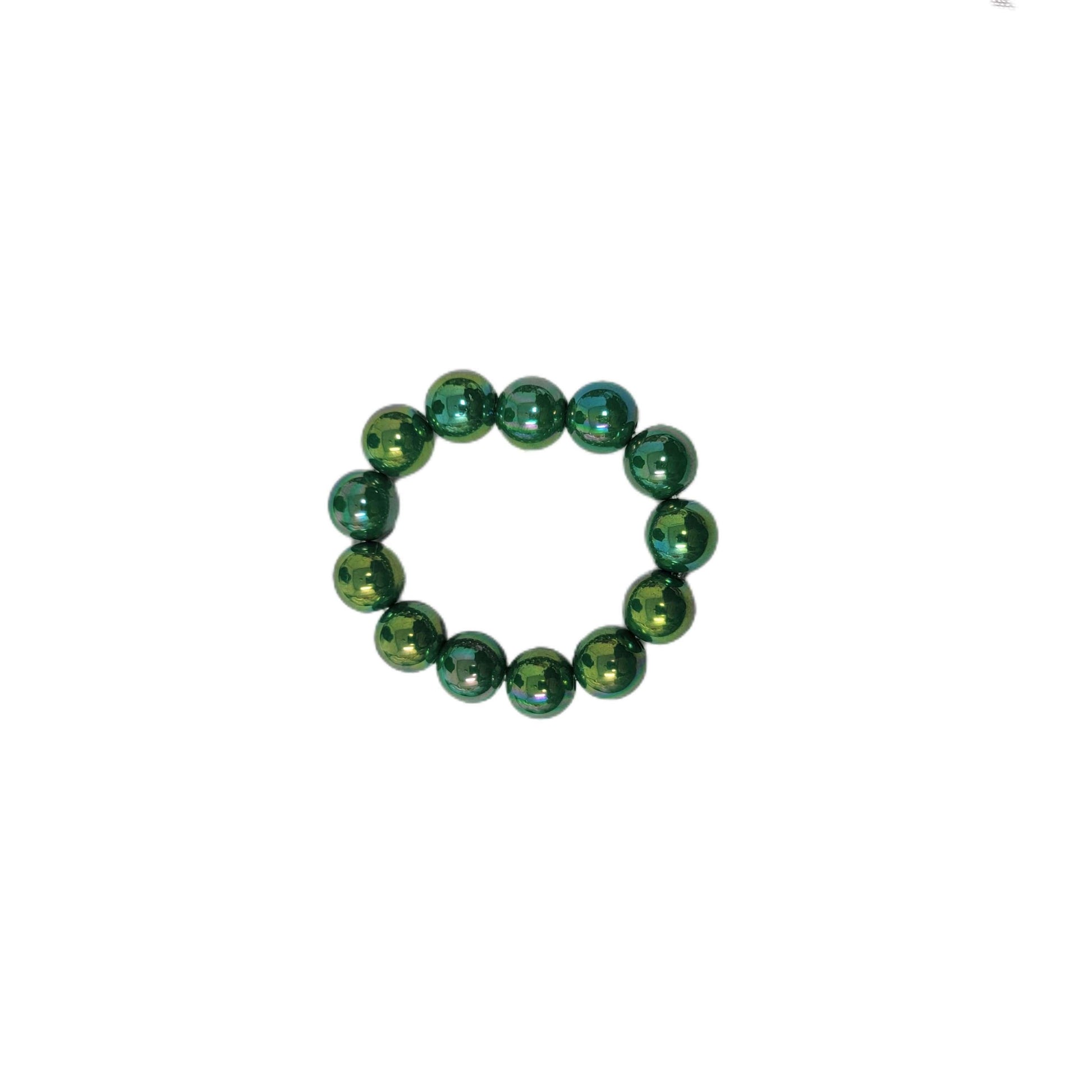 Emerald Miracle Chunky Beaded Bracelet
