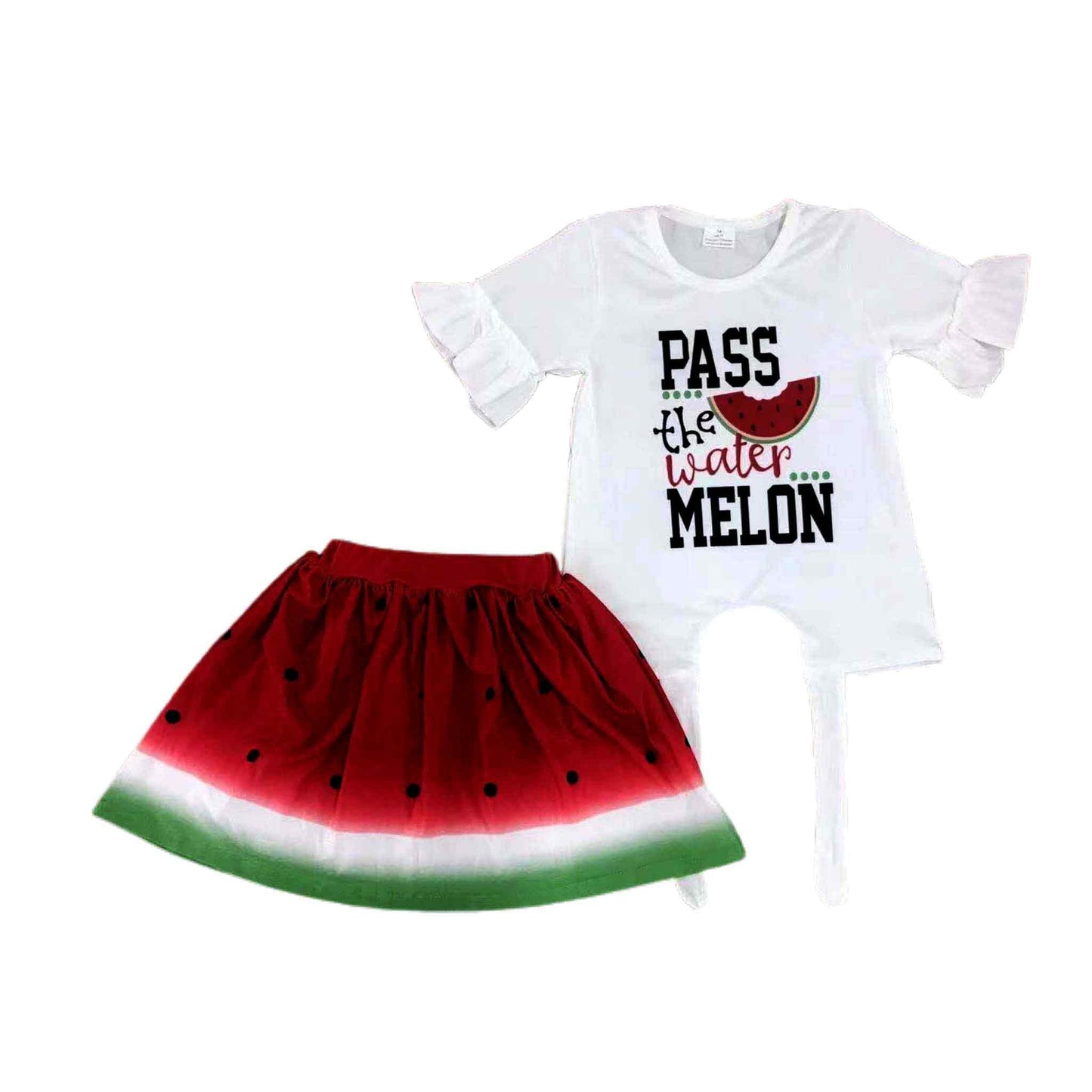 Pass the Watermelon Skirt Set