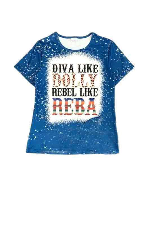 Diva Like Dolly Rebel Like Reba Shirt