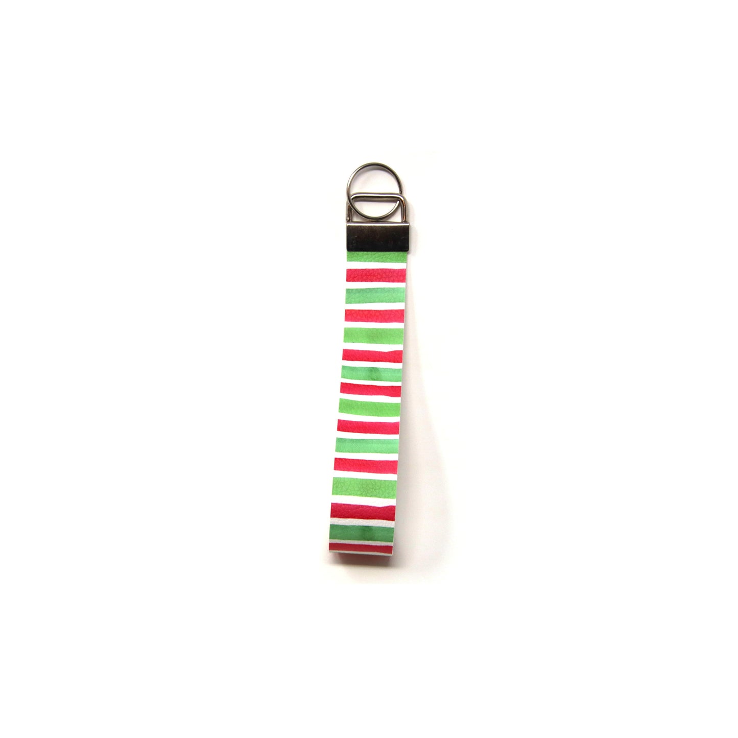 Watermelon Stripes Wristlet Key Chain 6"