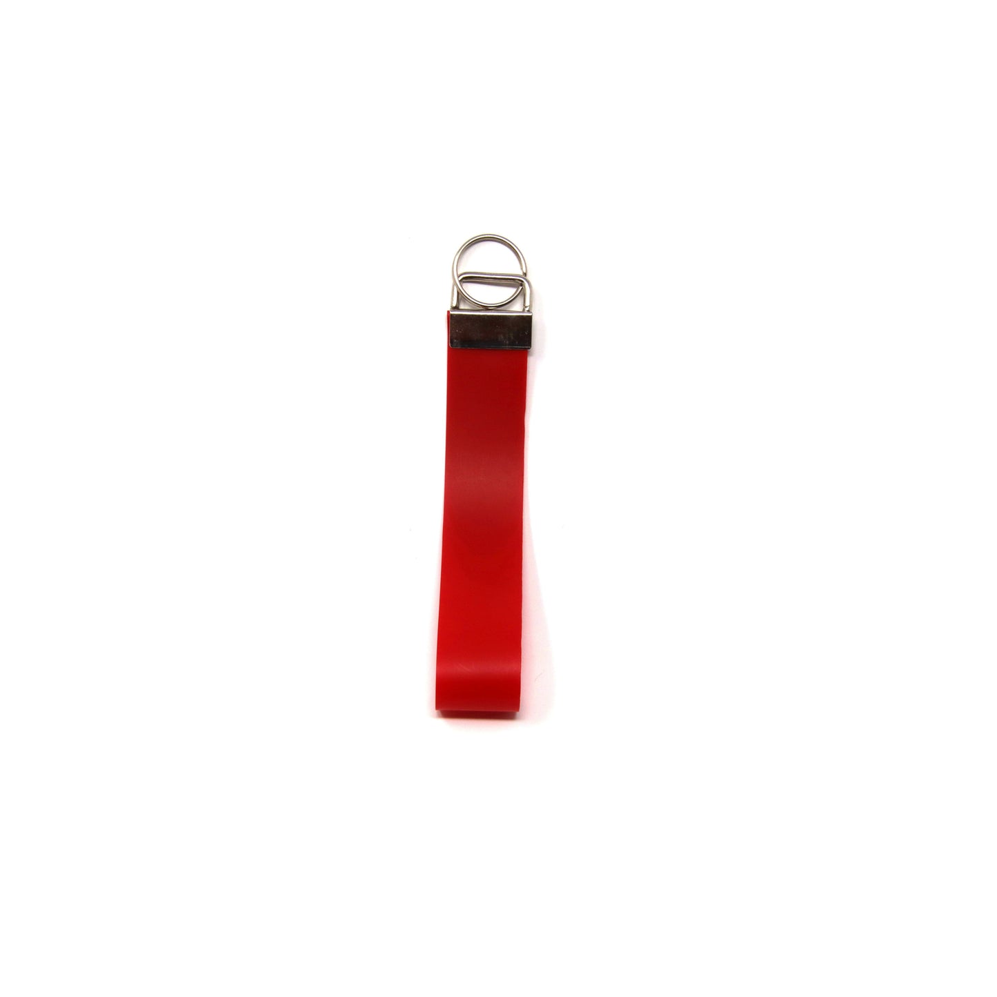 6 inch Red Jelly Wristlet Key Chain