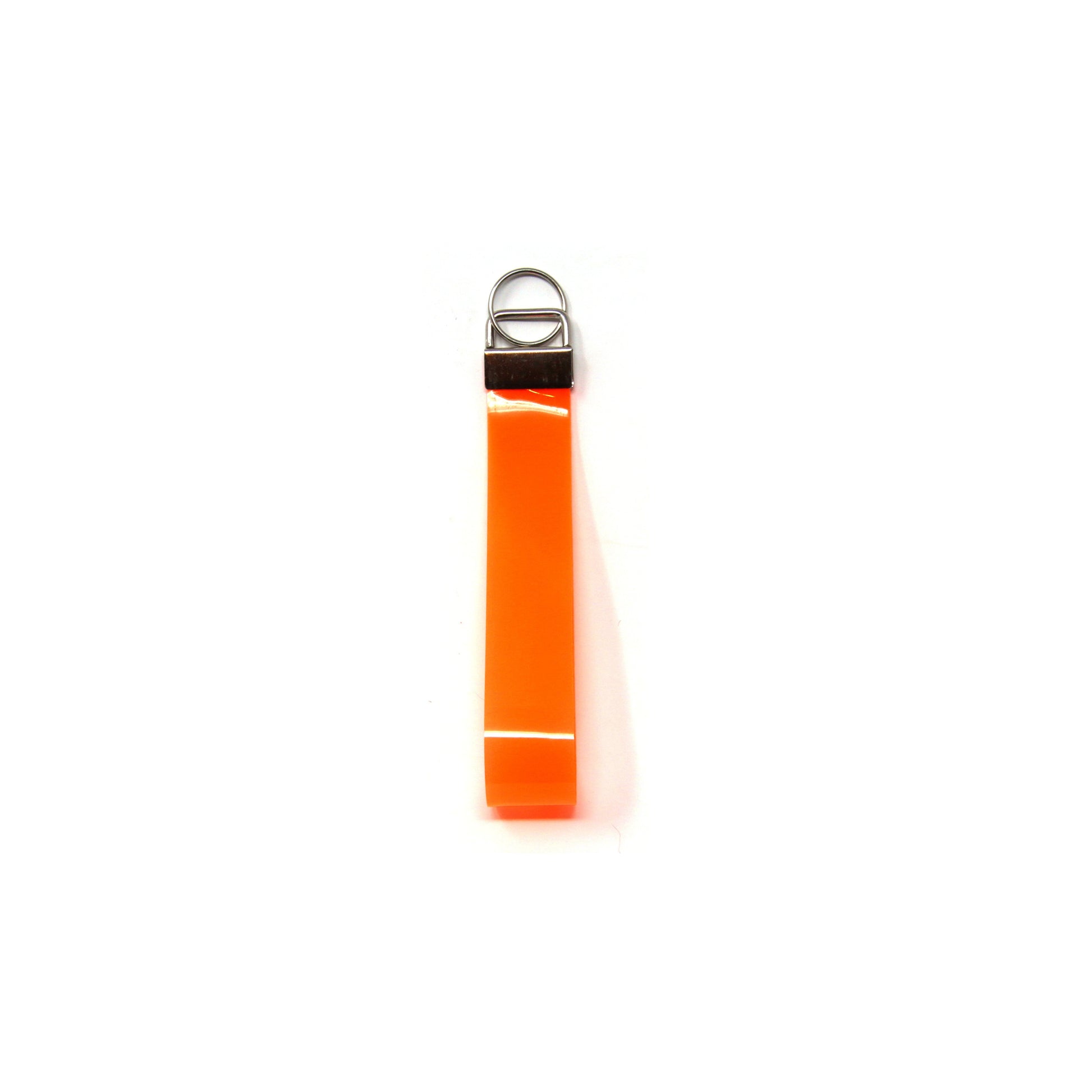 6 inch Orange Jelly Wristlet Key Chain