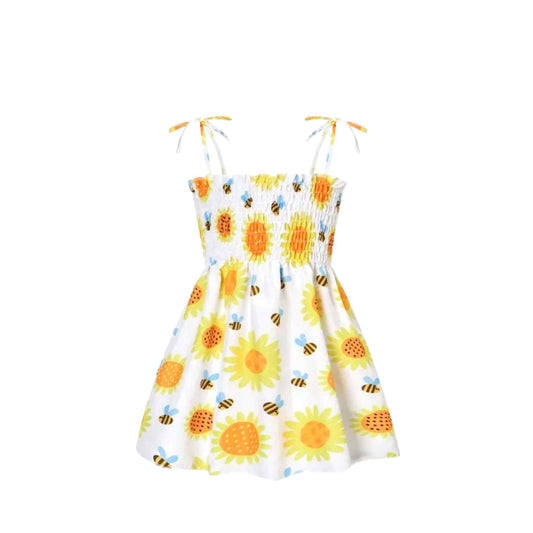 Bees & Flowers Sun Dress