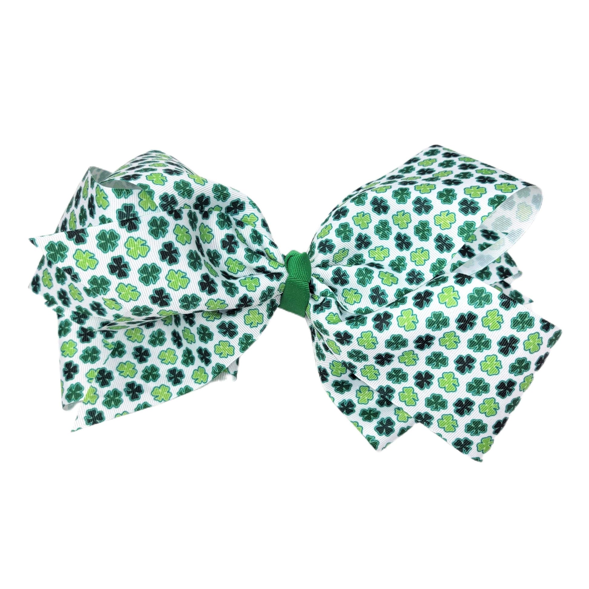 Clovers Double Grand Ribbon Bow 10"