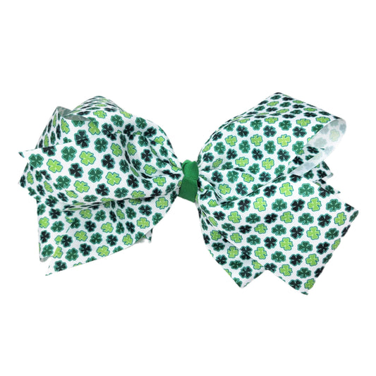Clovers Double Grand Ribbon Bow 12"
